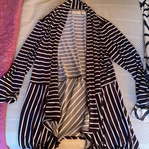 Chicos 3/4 Sleeve Long Drape Cardigan